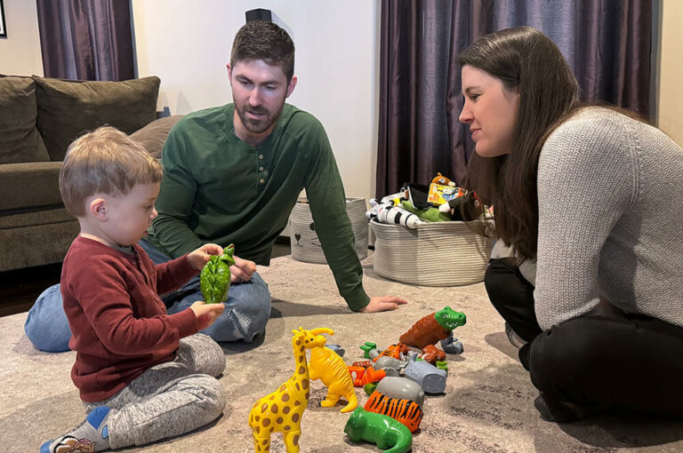 Meagan teaching play